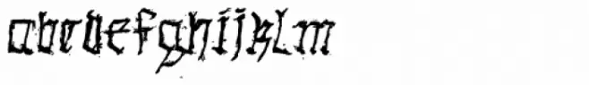 Gothic Hand Dirty Bold