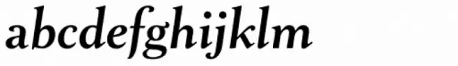 Goudy National Semibold Italic