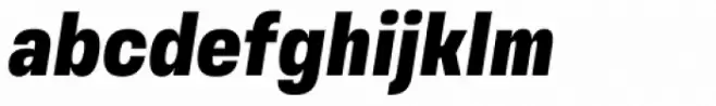 Grandis Condensed Black Italic