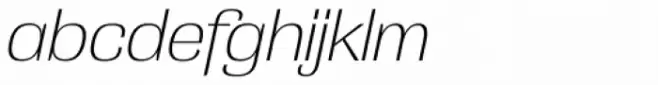 Grange ExtraLight Italic