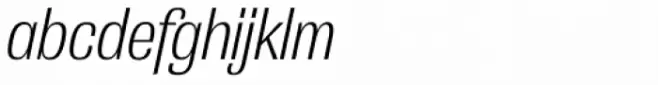 Grange Light Condensed Italic