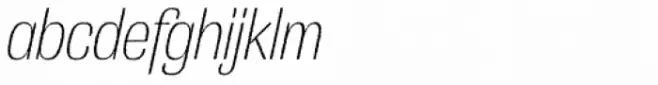Grange Rough ExtraLight Condensed Italic