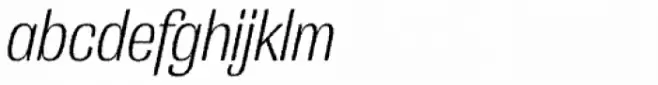 Grange Rough Light Condensed Italic