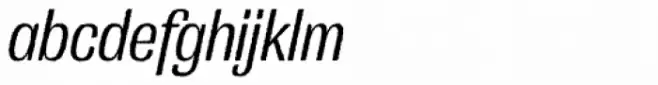 Grange Rough Medium Condensed Italic