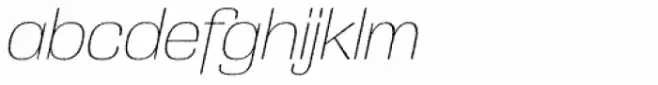 Grange Rough Thin Italic