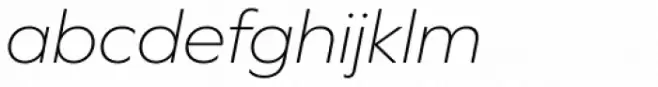 Graphie Extra Light Italic