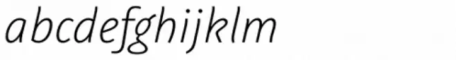 Graublau Sans Light Italic