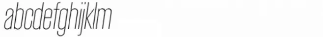 Gravitica Compressed Thin Italic