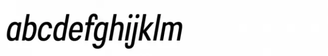 Greater Neue Condensed News Italic