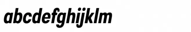 Greater Neue Condensed Semi Bold Italic