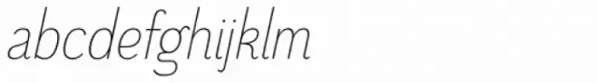 Grenale Con Thin Italic