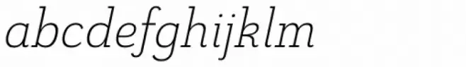 Grenale Slab Nor Light Italic