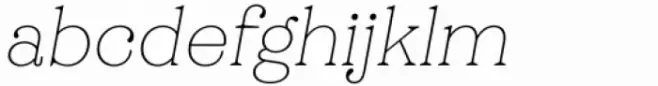 Grobek Thin Italic