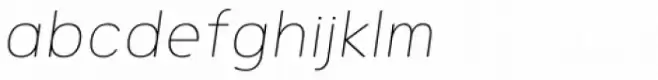 Grold Rounded Slim Thin Italic