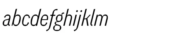 Grollera Condensed Light Oblique