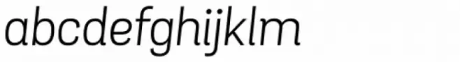 Grota Sans Book Italic