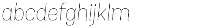 Grota Sans Rounded Thin Italic