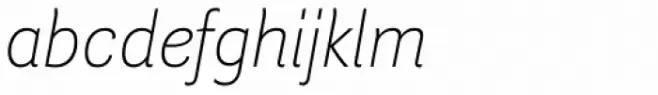 Guanabara Sans Thin Italic