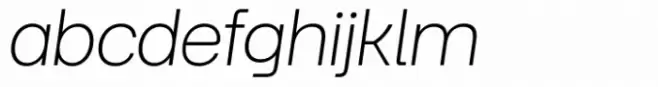 Guaruja Neue Extra Light Italic