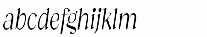 Guau Light Condensed Italic