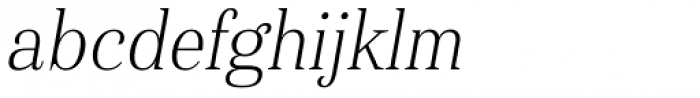 Haboro Con Thin Italic