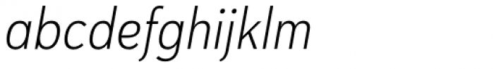 Haboro Sans Cond Light Italic