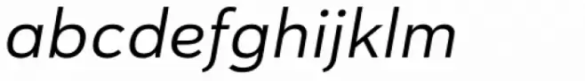 Haboro Sans Ext Regular Italic