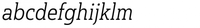 Haboro Slab Condensed Book Italic