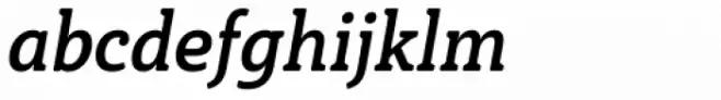 Haboro Slab Soft Condensed Bold Italic