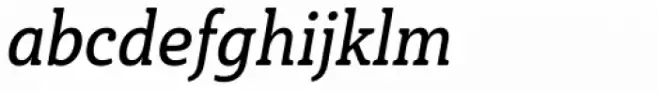 Haboro Slab Soft Condensed Demi Italic