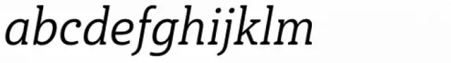 Haboro Slab Soft Norm Regular Italic
