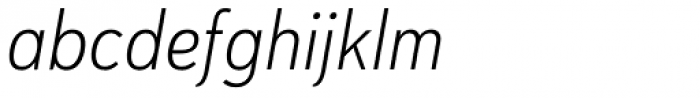 Haboro Soft Condensed Light Italic