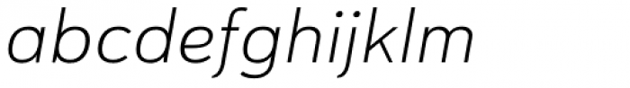 Haboro Soft Extended Light Italic