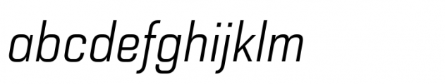 Haboro Squared Condensed Light Italic