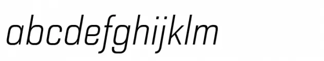 Haboro Squared Condensed Thin Italic