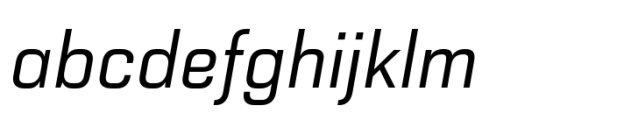 Haboro Squared Extra Regular Italic