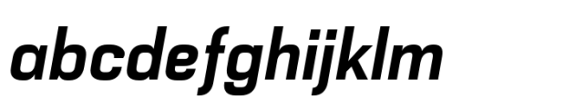 Haboro Squared Norm Black Italic