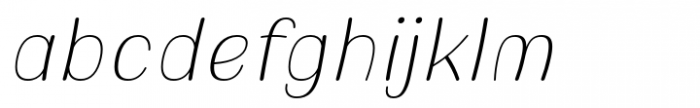 Hadsai Extra Light Italic
