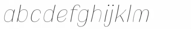 Hadsai Thin Italic