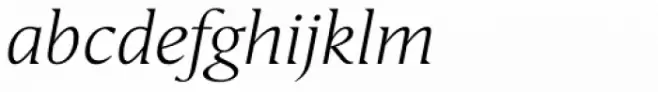 Haggard Nova Light Italic