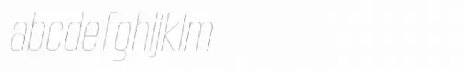 Hagia Pro Thin Italic