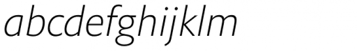 Halifax Extra Light Italic