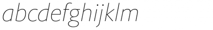 Halifax Thin Italic