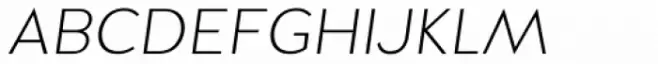 Halis Grotesque SC ExtraLight Italic