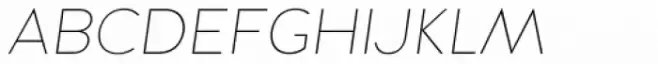 Halis Grotesque SC Thin Italic