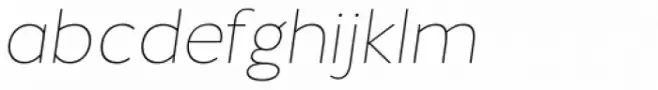Halis Grotesque Thin Italic