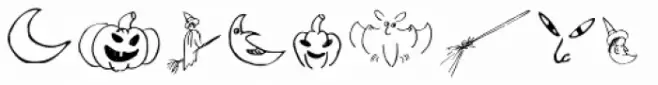 Halloween Fleurons