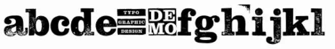 Hand Stamp Slab Serif Rough Regular DEMO