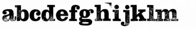 Hand Stamp Slab Serif Rough Regular
