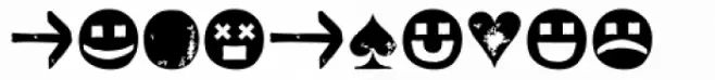 Hand Stamp Swiss Rough Sans Icons